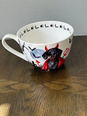 Halloween Dachshund Devil Mug